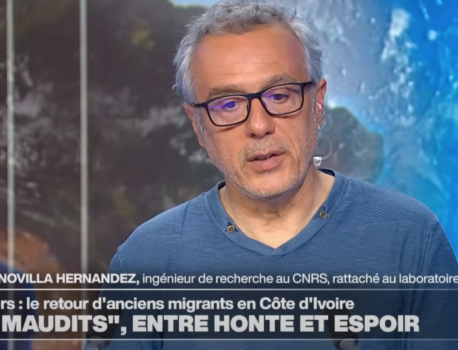 Participation émission France24 sur les migrants de retour en Côte d’Ivoire