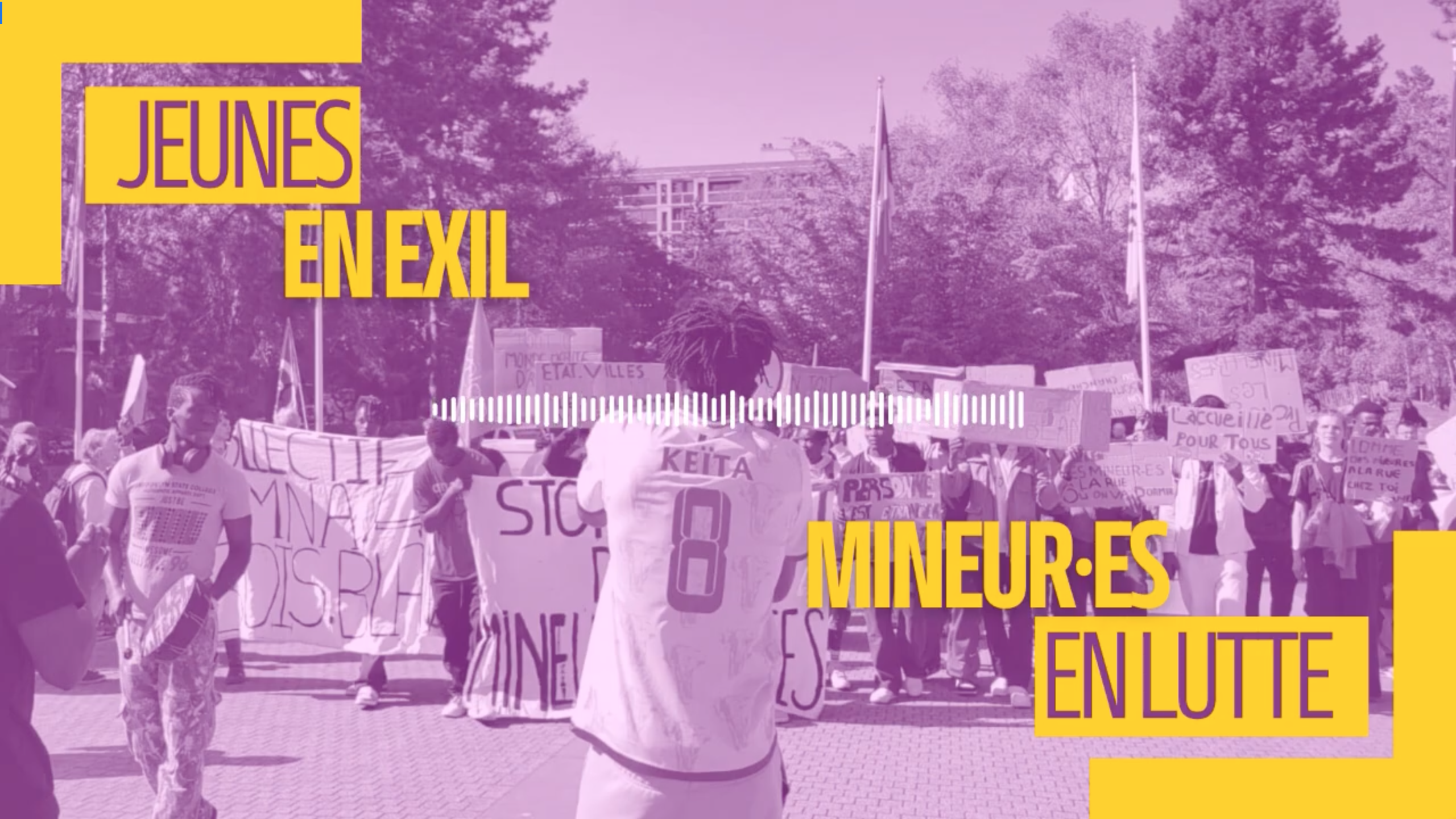 Série de podcasts documentaires « Jeunes en exil, mineurs en lutte » de Léna Chavanes